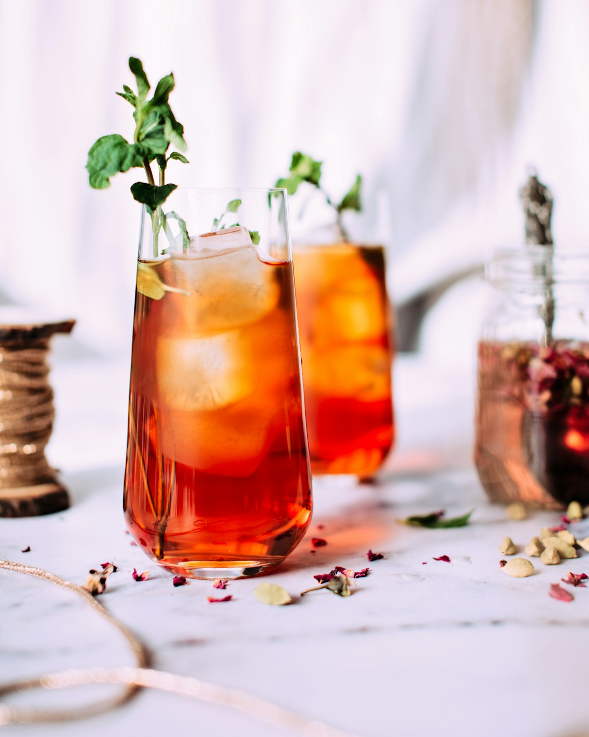 Caramelized Pear Iced Tea
