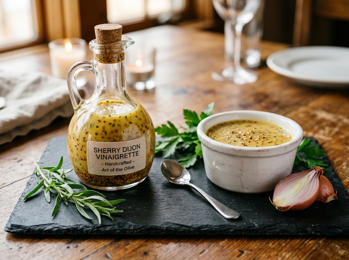 MOD Pizza Sherry Dijon Vinaigrette – Verified vegan nutrition, calories, and allergens